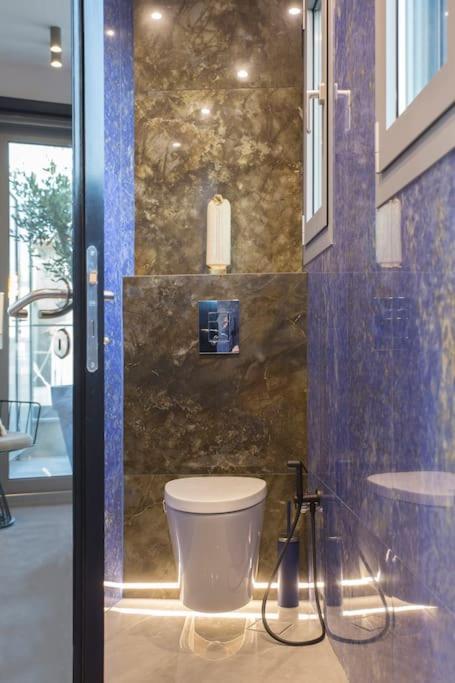 Luxury Acropolis View Apartment-Living Stone Black Pearl Atena Exterior foto