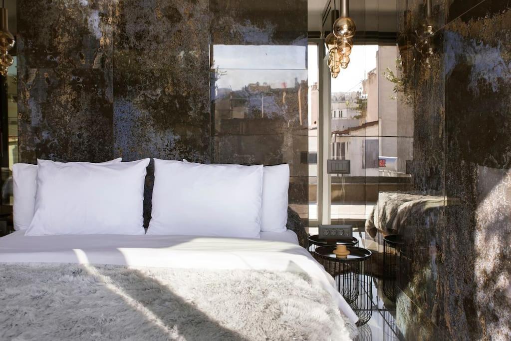 Luxury Acropolis View Apartment-Living Stone Black Pearl Atena Exterior foto