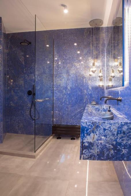 Luxury Acropolis View Apartment-Living Stone Black Pearl Atena Exterior foto