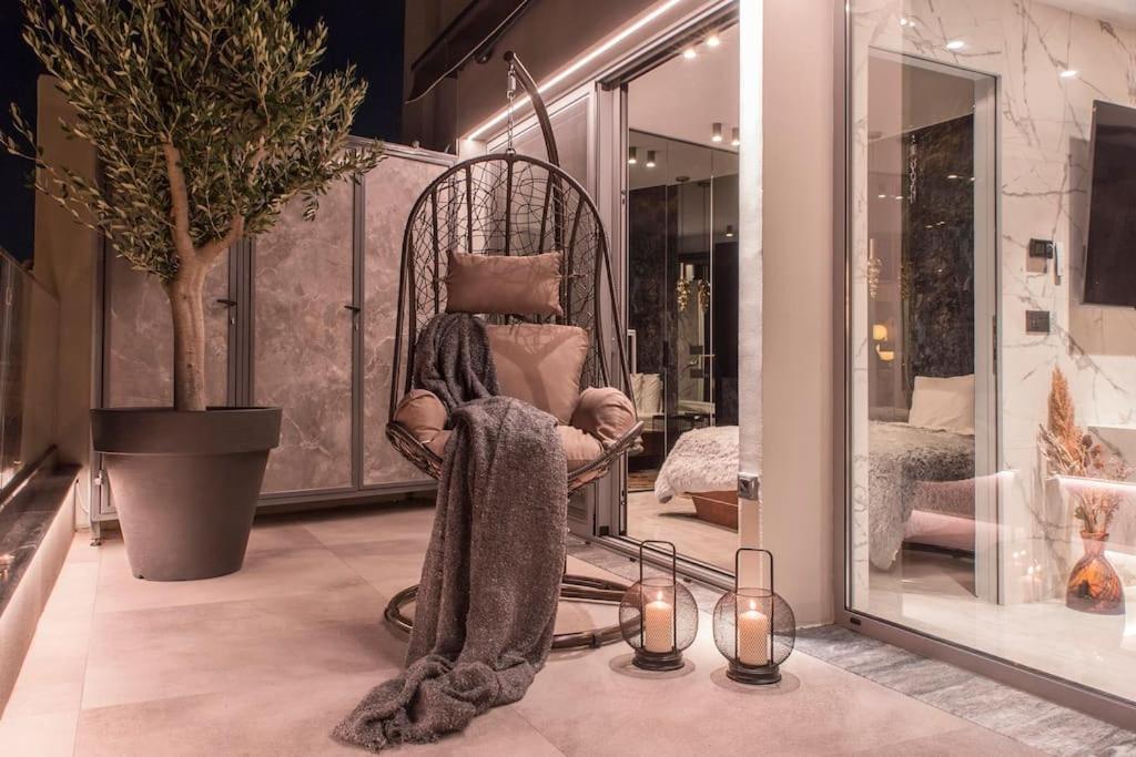 Luxury Acropolis View Apartment-Living Stone Black Pearl Atena Exterior foto
