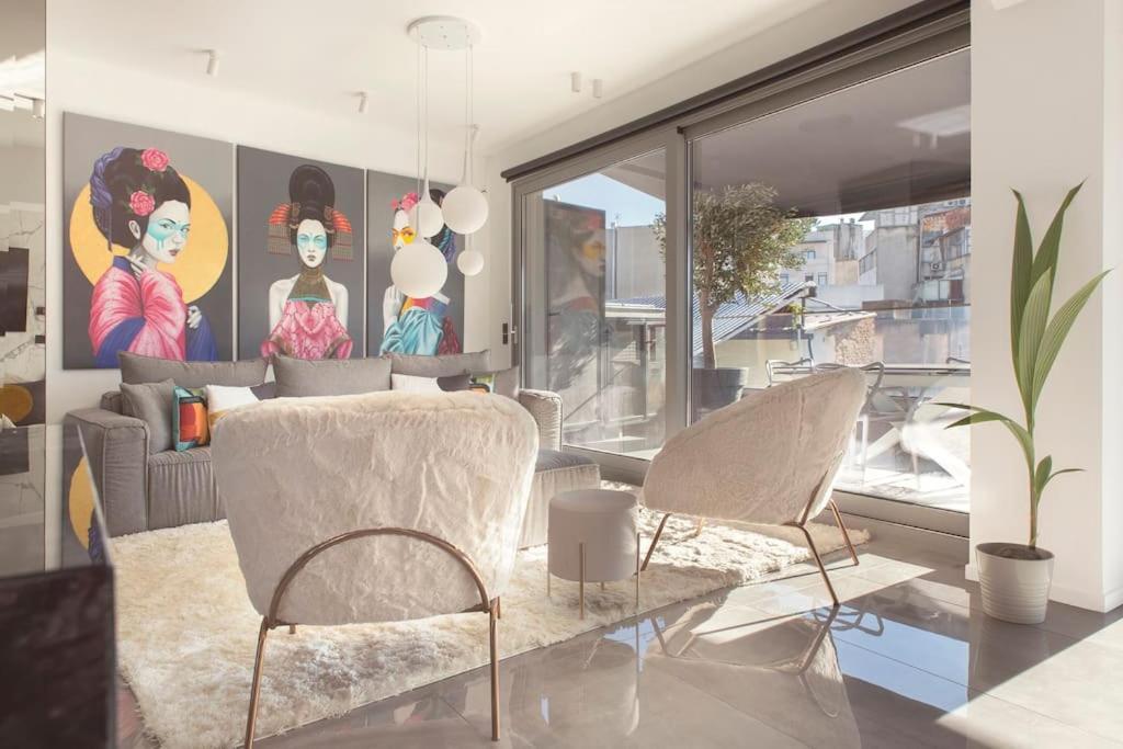 Luxury Acropolis View Apartment-Living Stone Black Pearl Atena Exterior foto